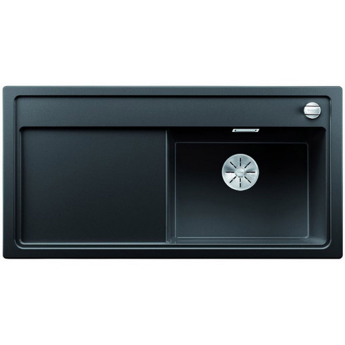 BLANCO ZENAR XL 6 S InFino Silgranit Évier, avec commande de vidage, noir 526062