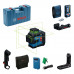 BOSCH GLL 80-33 G PROFESSIONAL Laser lignes, Cellule de réception LR 7, coffret 0601065502