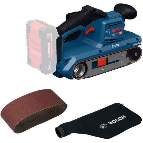 BOSCH GBS18V-75 PROFESSIONAL Ponceuse a bande sans fil, L-BOXX 06012C2001
