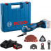 BOSCH GOP 185-LI Cutter multifonction sans fil (1x GBA18V4,0Ah 18V-20)coffret 06018G2021