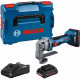 BOSCH GSC 18V-16 E Cisaille a tôle sans-fil, 2x 4.0Ah, GAL 18V-40, L-BOXX 0601926301