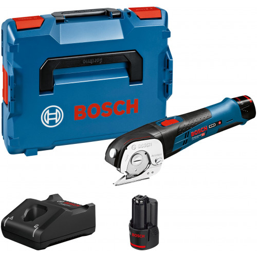 BOSCH GUS 12V-300 PROFECisaille sans-fil dans L-BOXX 102 avec 2x 2,0 Ah, charge 06019B2904