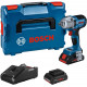 BOSCH GDS 18V-450 PC Boulonneuses sans-fil, L-BOXX, GAL 18-40, 2x 4.0Ah 06019K4102