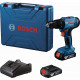 BOSCH GSB 183-LI PROFESSIONAL Perceuse-visseuse a percussion 2 × 2,0 Ah 06019K9100
