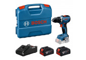 BOSCH GSR 18V-65 PROFESSIONAL Perceuse-visseuse, 2× GBA 4.0Ah, L-case 06019N3231