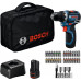 BOSCH GSR 12V-32 PROFESSIONAL Perceuse-visseuse sans fil, 2x 2.0Ah, Sac a outil 06019N7004