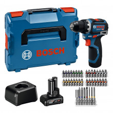BOSCH GSR 12V-32 PROFESSIONAL Perceuse-visseuse, 1x2.0Ah, 1x4.0Ah, L-BOXX 06019N7005