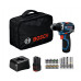 BOSCH GSR 12V-32 PROFESSIONAL Perceuse-visseuse, 2x2.0Ah, Sac a outils, 24 pcs 06019N7006