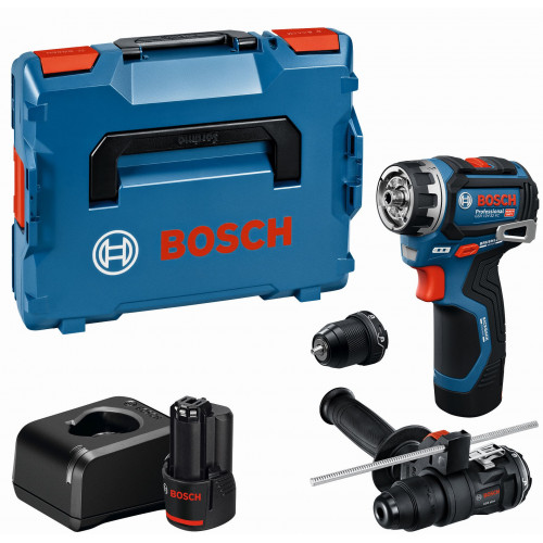 BOSCH GSR 12V-32 FC PROFESSIONAL Visseuse-perceuse sans fil, 2× 2,0 Ah, L-Boxx 06019N7104