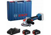 BOSCH GWX 18V-8 PROFESSIONAL Meuleuse angulaire avec X-LOCK, 2× 4,0 Ah, L-Boxx 06019N9102