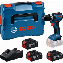 BOSCH GSB18V-52 PROFESSIONAL Perceuses-visseuses a perc, 3x 5,0Ah, L-BOXX 06019S0128
