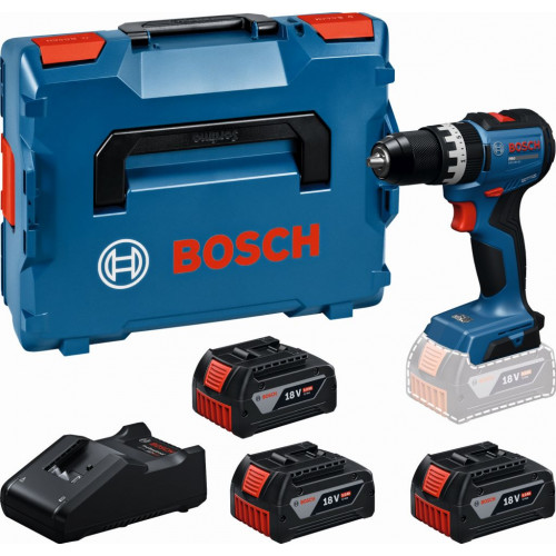 BOSCH GSB18V-52 PROFESSIONAL Perceuses-visseuses a perc, 3x 5,0Ah, L-BOXX 06019S0128 BOSCH GSB18V-52 PROFESSIONAL Perceuses-visseuses a perc, 3x 5,0Ah, L-BOXX 06019S0128