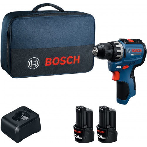 BOSCH GSR12V-31 PROFESSIONAL Perceuse-visseuse, 2x 12V/2,0Ah, sac 06019S6002 BOSCH GSR12V-31 PROFESSIONAL Perceuse-visseuse, 2x 12V/2,0Ah, sac 06019S6002