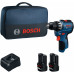 BOSCH GSR12V-31 PROFESSIONAL Perceuse-visseuse, 2x 12V/2,0Ah, sac 06019S6002