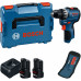 BOSCH GSR12V-31 PROFESSIONAL Perceuse-visseuse, 2x 12V/2,0Ah, L-BOXX 06019S6013
