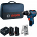 BOSCH GSB12V-31 PROFESSIONAL Perceuse-visseuse a percussion, 2x 12V/2,0Ah, sac 06019S6103