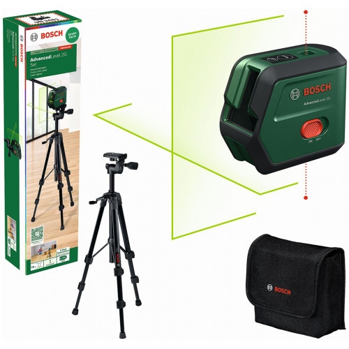 BOSCH AdvancedLevel 2G UNI Laser lignes avec fonction point d’aplomb 0603663G01