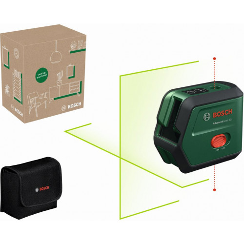 BOSCH AdvancedLevel 2G Basic Laser lignes avec fonction point d’aplomb 0603663GZ0