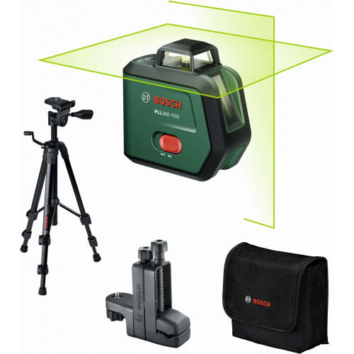 BOSCH PLL360-15G UNI Laser lignes 360° + trépied + support 0603663K02