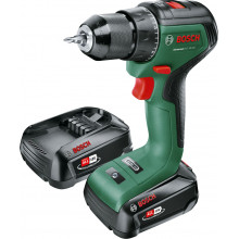 BOSCH UniversalDrill 18V-60 (2x 2,0Ah)+AL18V-20 Perceuse-visseuse sans-fil 06039D7002