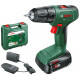 BOSCH EasyDrill 18V-40 (1x 2 Ah) + AL18V-20 Perceuse-visseuse 2 vit. sans-fil 06039D8004