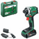 BOSCH UID 18V-210 Boulonneuse avec 1× batterie 2,0 Ah et chargeur 06039E7000