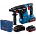 BOSCH GBH 187-LI PROFESSIONAL Marteau perforateurSDS plus, 2x 5.0 Ah Li-Ion 0611923020