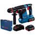 BOSCH GBH 187-LI PROFESSIONAL Perforateur sans-fil, 2x 5.0Ah, GAL 1880, 0611923120