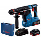 BOSCH GBH 187-LI PROFESSIONAL Perforateur sans-fil, 2x 5.0Ah, GAL 1880, 0611923120