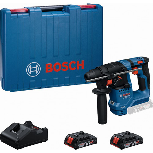 BOSCH GBH 18V-18 PROFESSIONAL Perforateur sans-fil SDS plus, 2× GBA 2,0 Ah 0611927001