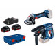 BOSCH Set : GBH 180-LI + GWS 180-LI + 2x4.0 Ah, GAL 18V-40, XL-BOXX