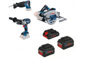 BOSCH ensemble GSB 18V-110C+GKS 18V-68GC+GSA 18V-28+1x 4Ah+2x 5,5Ah 0615990N38