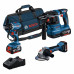 BOSCH GSR+GWS+GBH+3× 4,0Ah+GAL 18V-40 PROFESSIONAL Set de 3 outils 18 V 0615A5007L