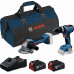 BOSCH PROFESSIONAL GSB 18V-65 +GWS 18V-8+ (2xGBA 4.0Ah+GAL 18V-40+sac a outils) 0615A5008Z