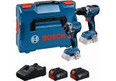 BOSCH PROFESSIONAL Set de 2 outils 18 V : GSR + GDR + 2x GBA 5.0 Ah +GAL 18V-40 0615A50090