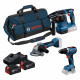 BOSCH GSR+GWS+GBH+2×GBA18V 4.0 Ah+GAL 18V-40 18V Set de 3 outils 18 V 0615A50094
