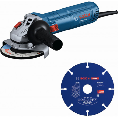 BOSCH GWS 12-125 PROFESSIONAL Meuleuse angulaire, disque abrasif 0615A500GD BOSCH GWS 12-125 PROFESSIONAL Meuleuse angulaire, disque abrasif 0615A500GD