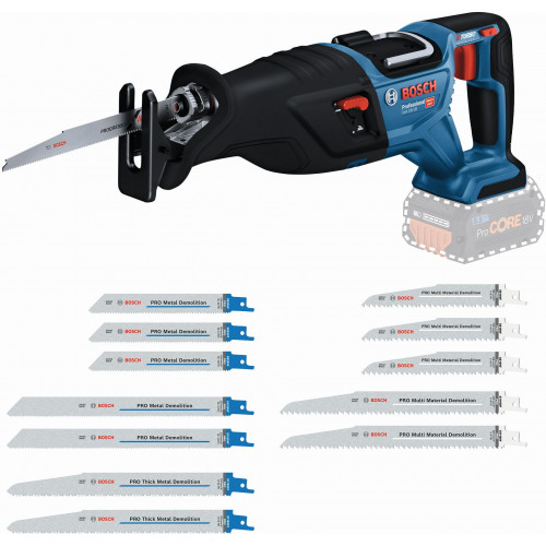 BOSCH GSA 18V-28 PROFESSIONAL Scie sabre + jeu de 25 lames 0615V0003G BOSCH GSA 18V-28 PROFESSIONAL Scie sabre + jeu de 25 lames 0615V0003G