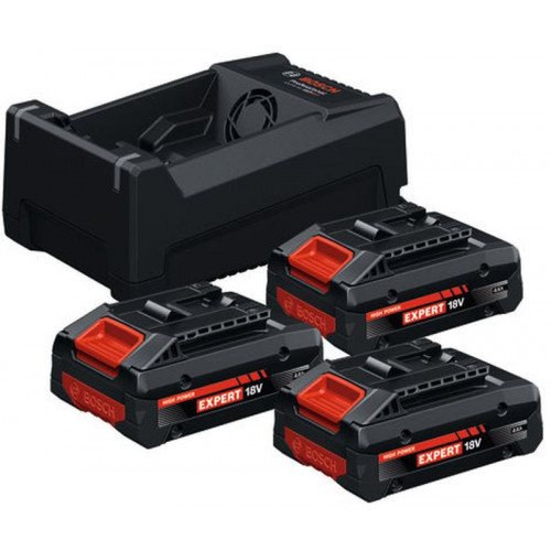 BOSCH PROFESSIONAL Set de base 3x EXBA18V-40 + GAL 12V/18V-80 0615V0005X