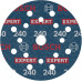 BOSCH Disque abrasif sur film EXPERT O780, 125 mm, G240 2608902413
