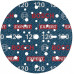 BOSCH Disque abrasif sur film EXPERT O780, 150 mm, G120 2608902442