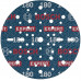 BOSCH Disque abrasif sur film EXPERT O780, 150 mm, G180 2608902444