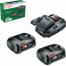 BOSCH Stareter Set 18 V (2 batteries 2,5 Ah + AL 1830 CV) 1600A011LD