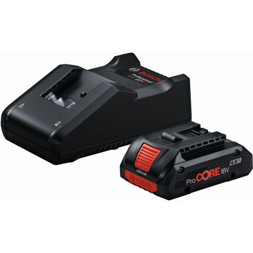BOSCH 1 batterie ProCORE18V 4.0Ah + GAL 18V-40 PROFESSIONAL Set de base 1600A01U7U