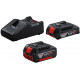 BOSCH Set de base 1 x GBA 18V 2.0Ah + 1 x GBA 18V 4.0Ah + GAL 18V-40 1600A01ZS9