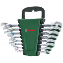 BOSCH Set de 8 clés mixtes a cliquet 1600A027PS