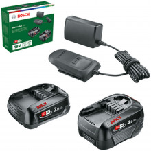 BOSCH Starter Set 18 V Chargeur et 2× batterie 1600A027U9
