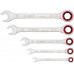 BOSCH Set de 5 clés mixtes a cliquet PROFESSIONAL Set combiné 1600A02Z3D