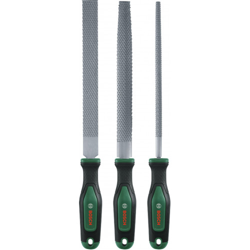 BOSCH Jeu de limes 200 mm 3 pieces 1600A02ZB1