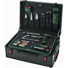 BOSCH Ensemble de valise a outils sur roulettes 119 pieces 1600A02ZB4